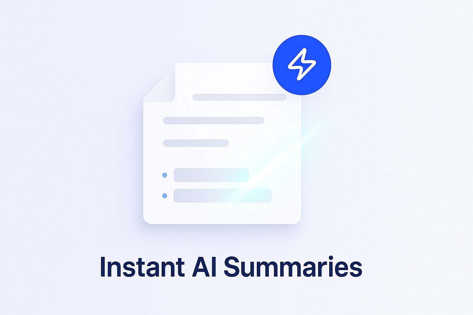 Screenshot of Instant AI Summaries