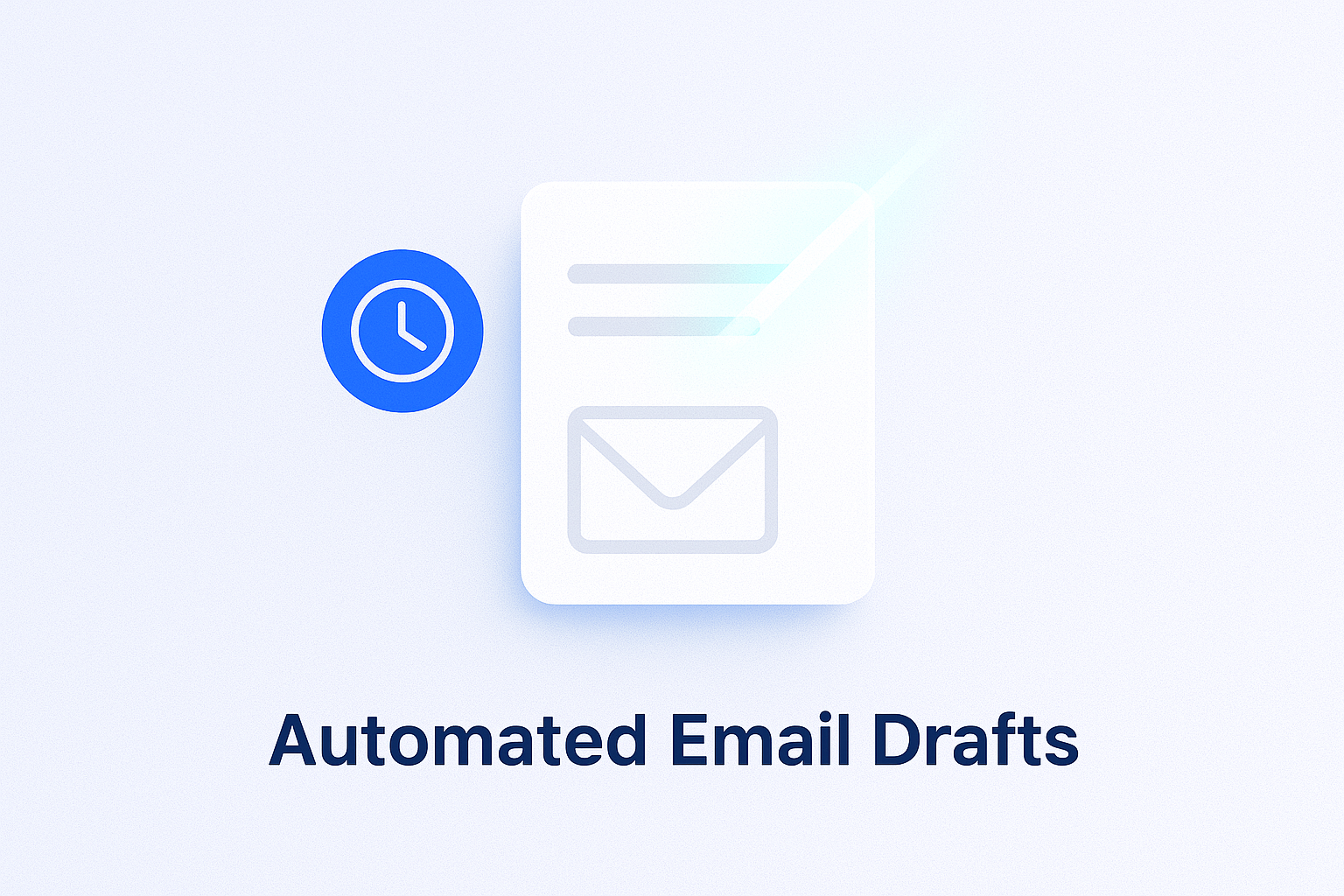 Screenshot of Automated Email Drafts